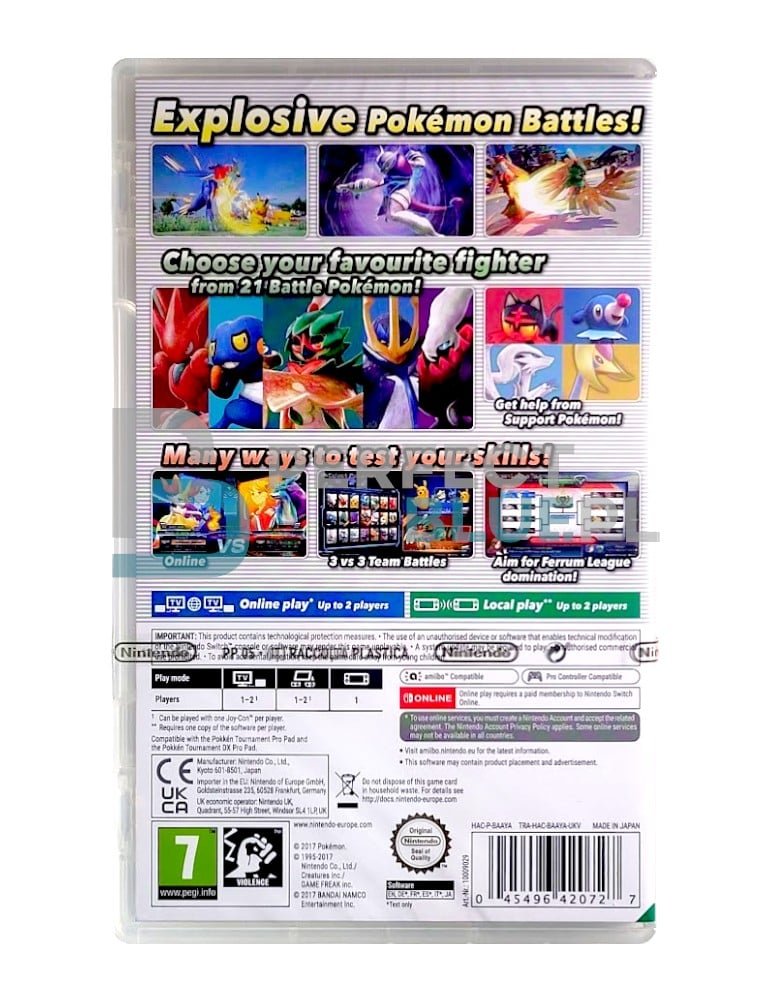 gra nintendo switch pokken tournament dx