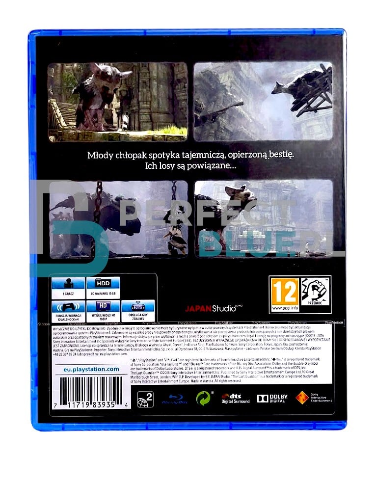 gra ps4 / ps5 / the last guardian