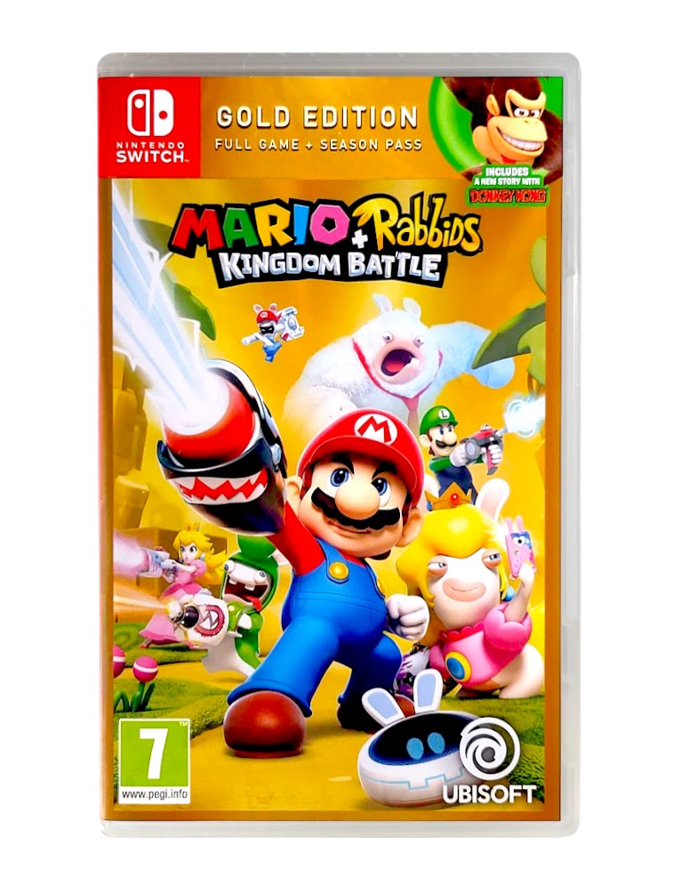 gra nintendo switch mario + rabbids kingdom battle gold edition