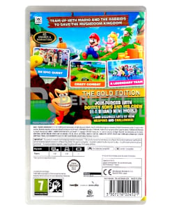 gra nintendo switch mario + rabbids kingdom battle gold edition