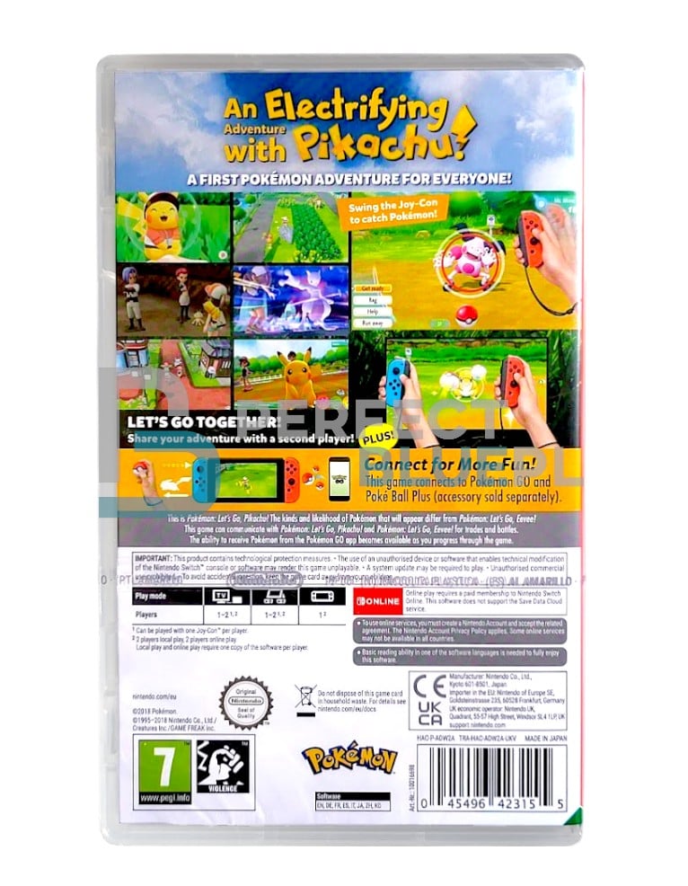 gra nintendo switch pokemon let's go pikachu! edycja standardowa