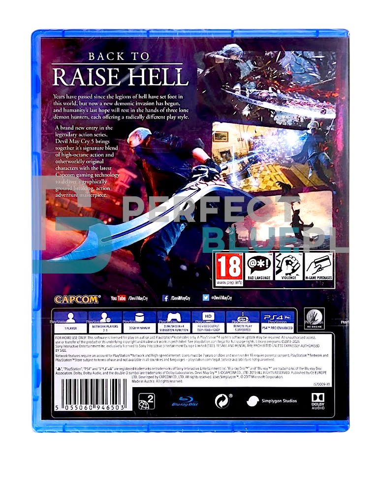 gra ps4 / ps5 / devil may cry 5
