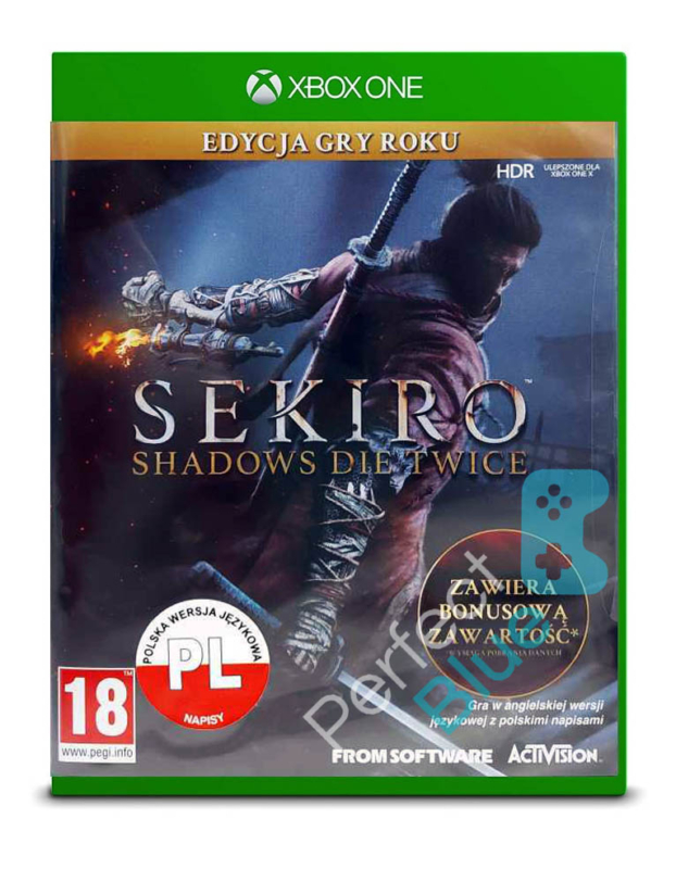 gra xbox one sekiro shadows die twice goty / napisy pl
