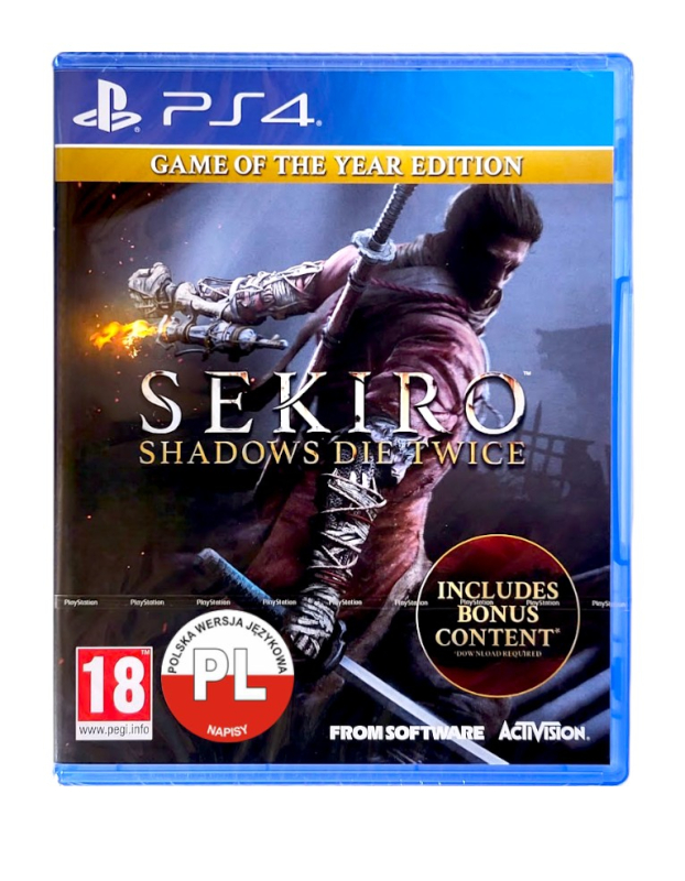 gra ps4 sekiro shadows die twice goty / napisy pl