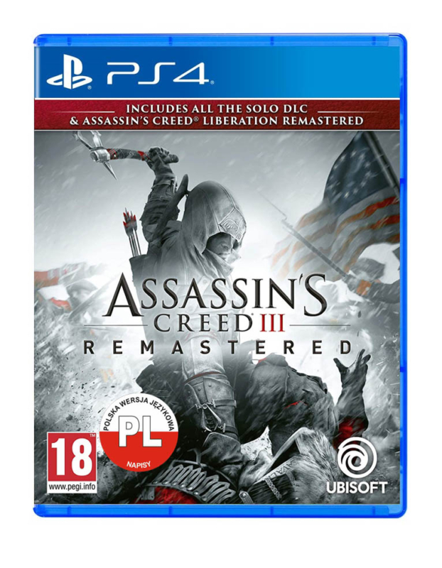 Gra PS4 Assassins Creed III Remastered + Liberation - Sklep Perfect