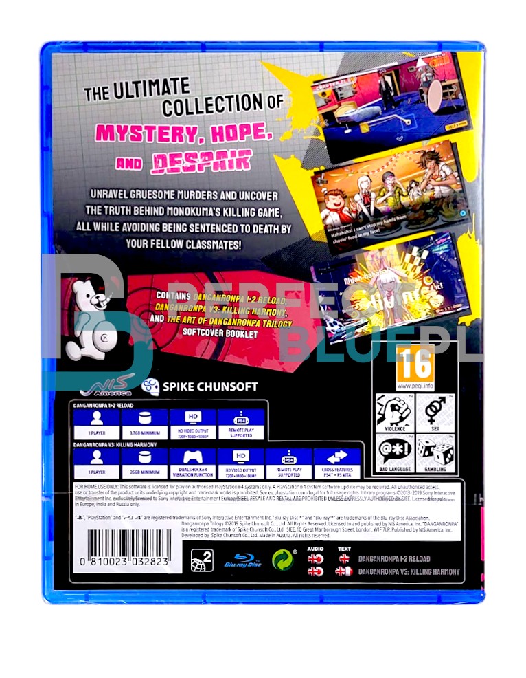 gra ps4 / ps5 / danganronpa trilogy + artbook