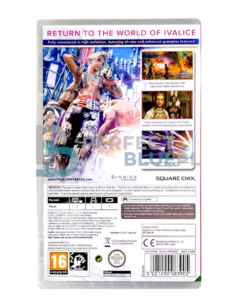 gra nintendo switch final fantasy xii the zodiac age