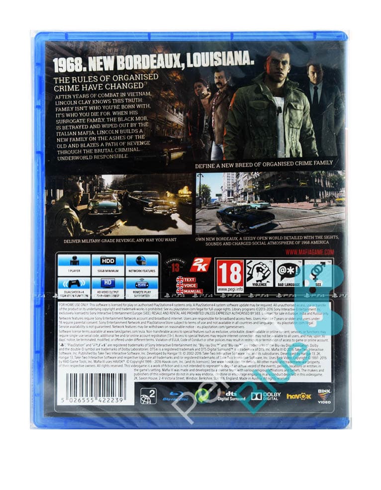 Gra PS4 Mafia III Deluxe Edition PL
