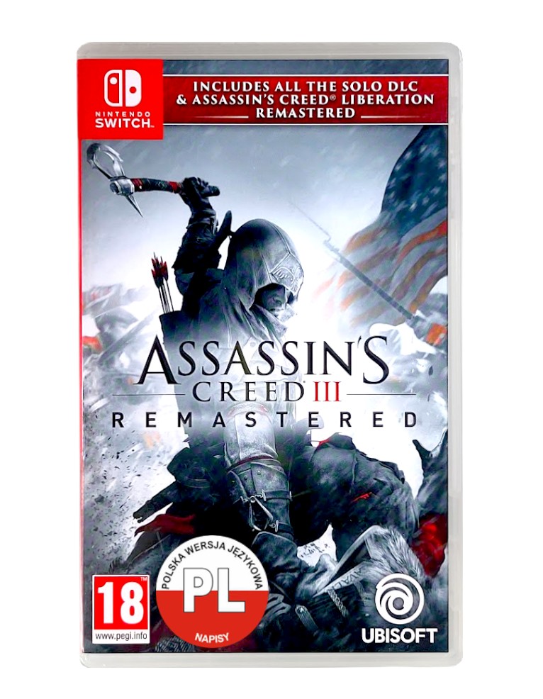 gra nintendo switch assassins creed iii remastered + assassins creed liberation remastered pl