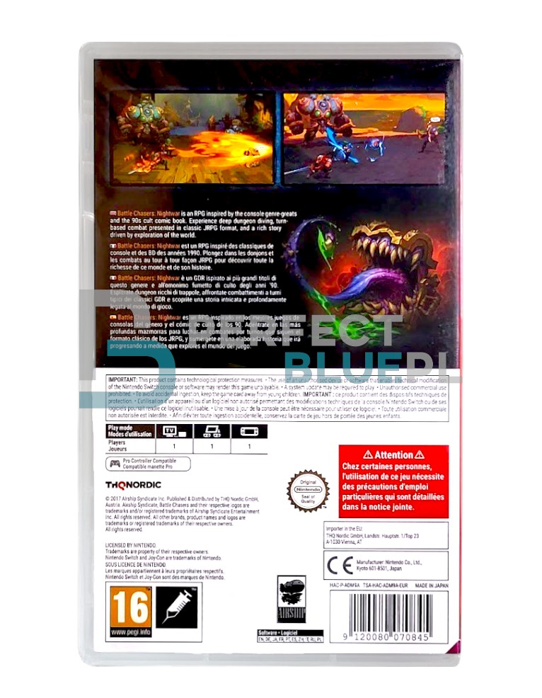 gra nintendo switch battle chasers nightwar pl