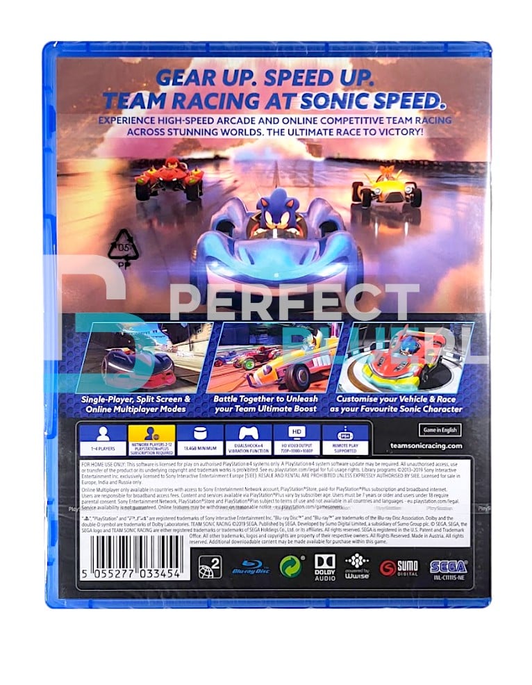 gra ps4 team sonic racing pl