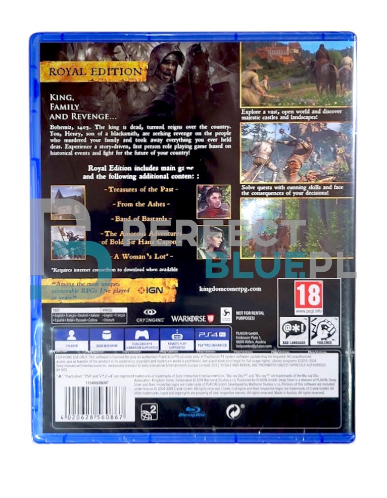 gra ps4 / ps5 / kingdom come deliverance royal edition / edycja royal