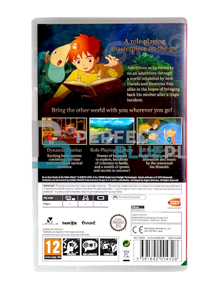 gra nintendo switch ni no kuni: wrath of the white witch