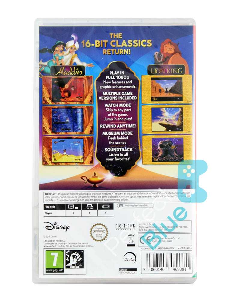Gra Nintendo Switch Disney Classic Games: Aladdin and The Lion King