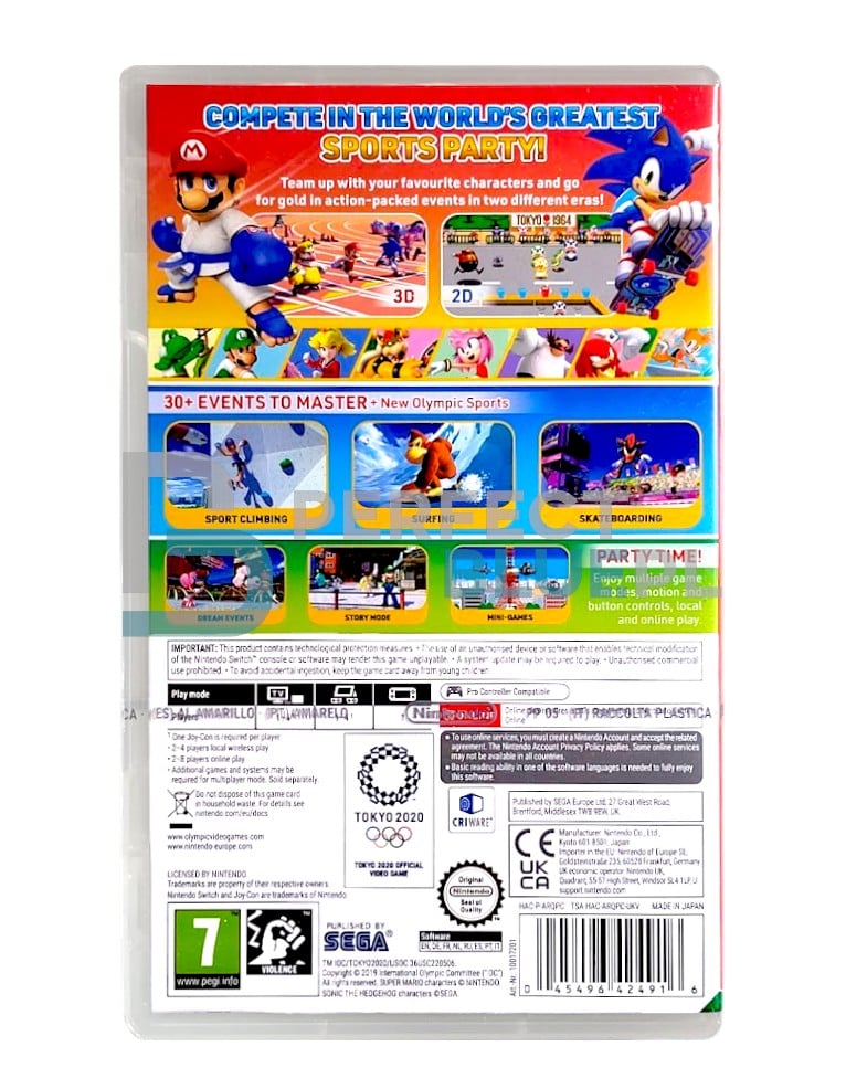 gra nintendo switch mario & sonic at the olympic games tokyo 2020