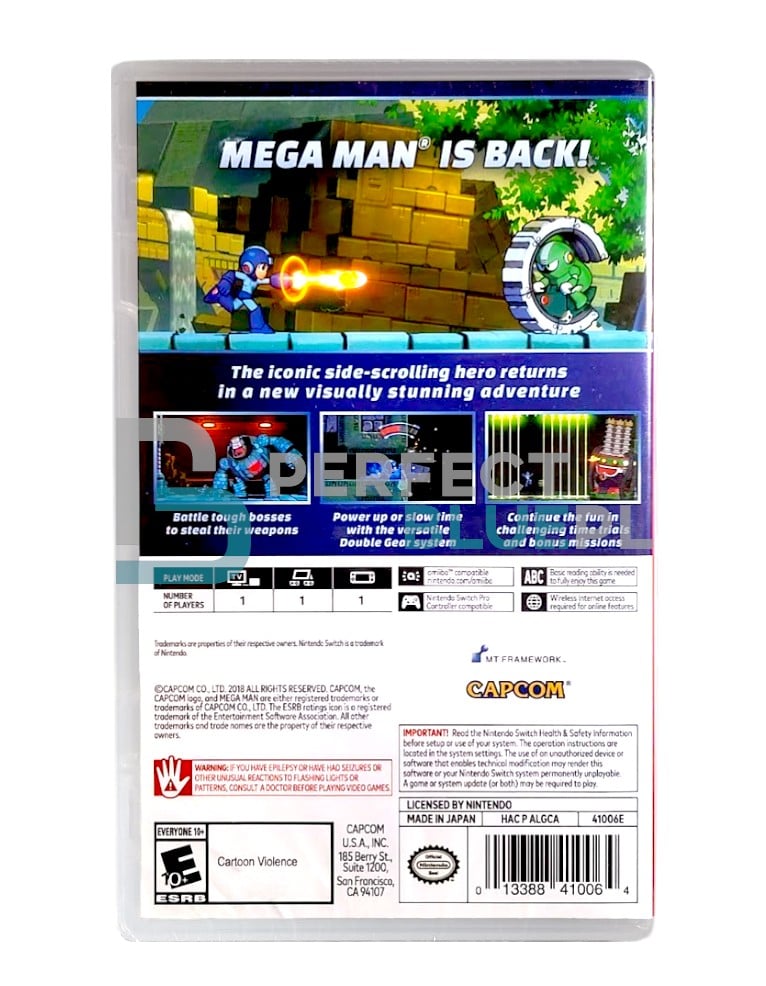 gra nintendo switch mega man 11