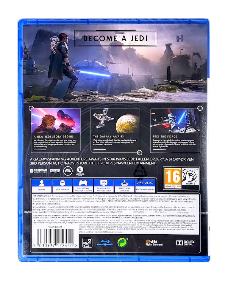 gra ps4 / ps5 / star wars jedi: fallen order / upadły zakon