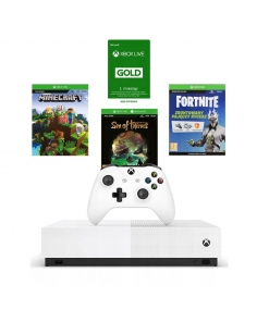 Konsola Microsoft Xbox One S 1TB All Digital / Brak Napędu /+ 3 Gry