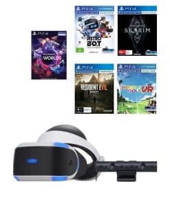 Okulary Gogle Sony PlayStation VR PS4 Mega Pack 2 / 5 gier w zestawie!