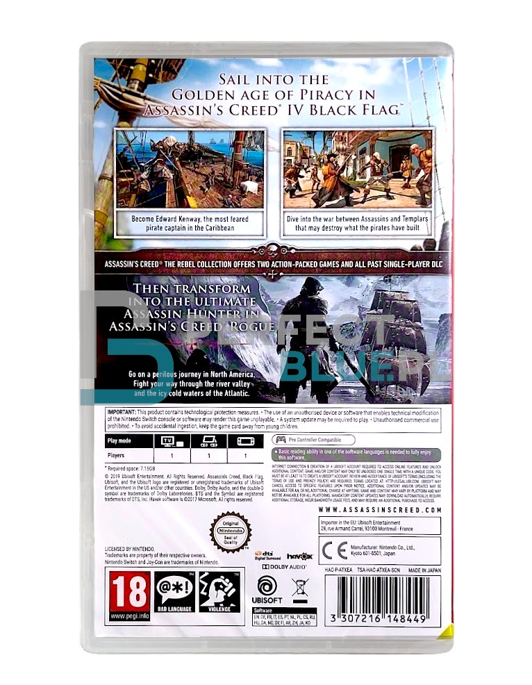 gra nintendo switch assassin's creed: the rebel collection pl