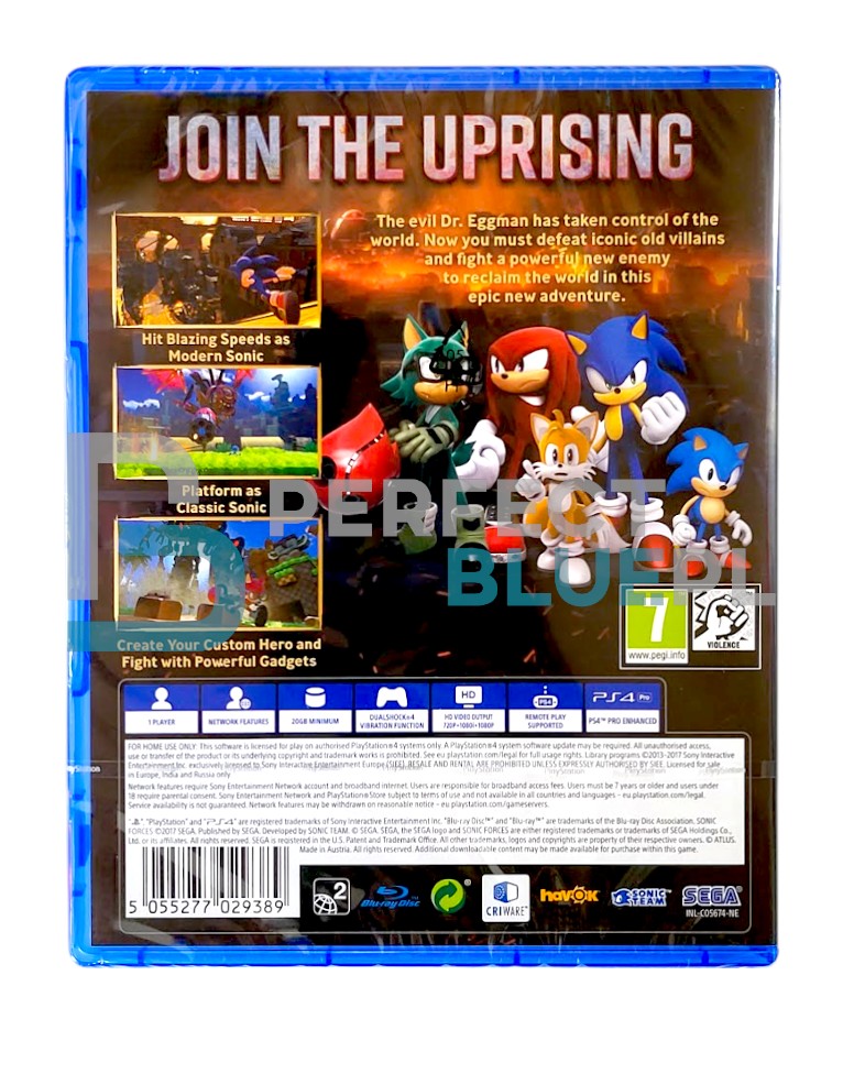 gra ps4 / ps5 / sonic forces pl