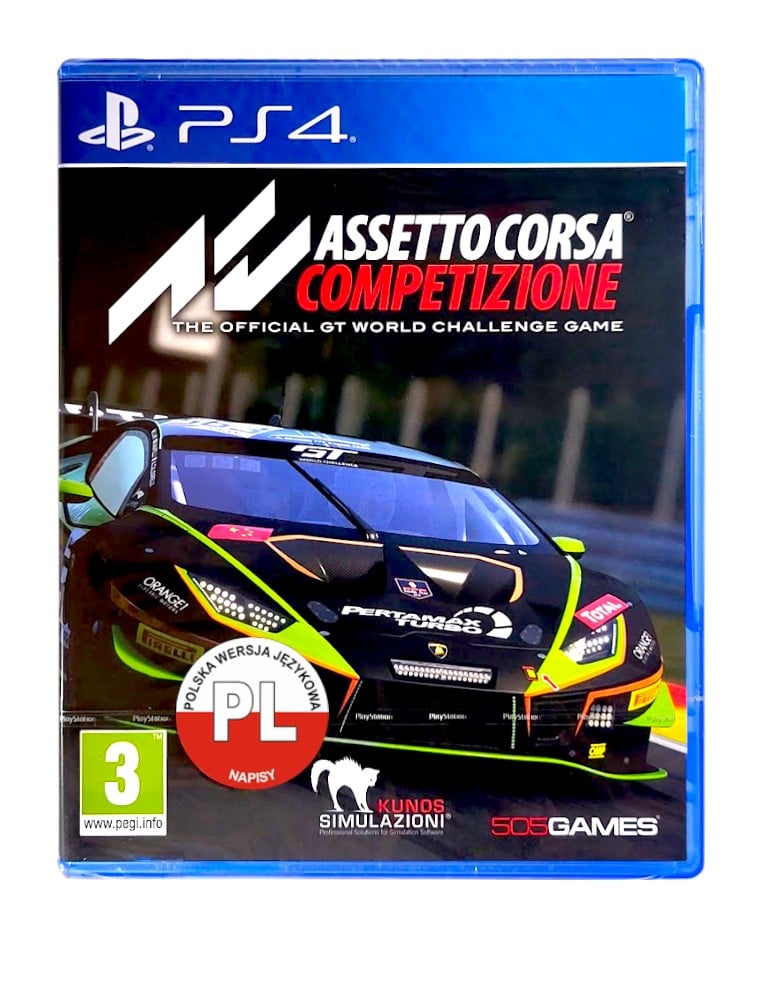 gra ps4 assetto corsa competizione pl