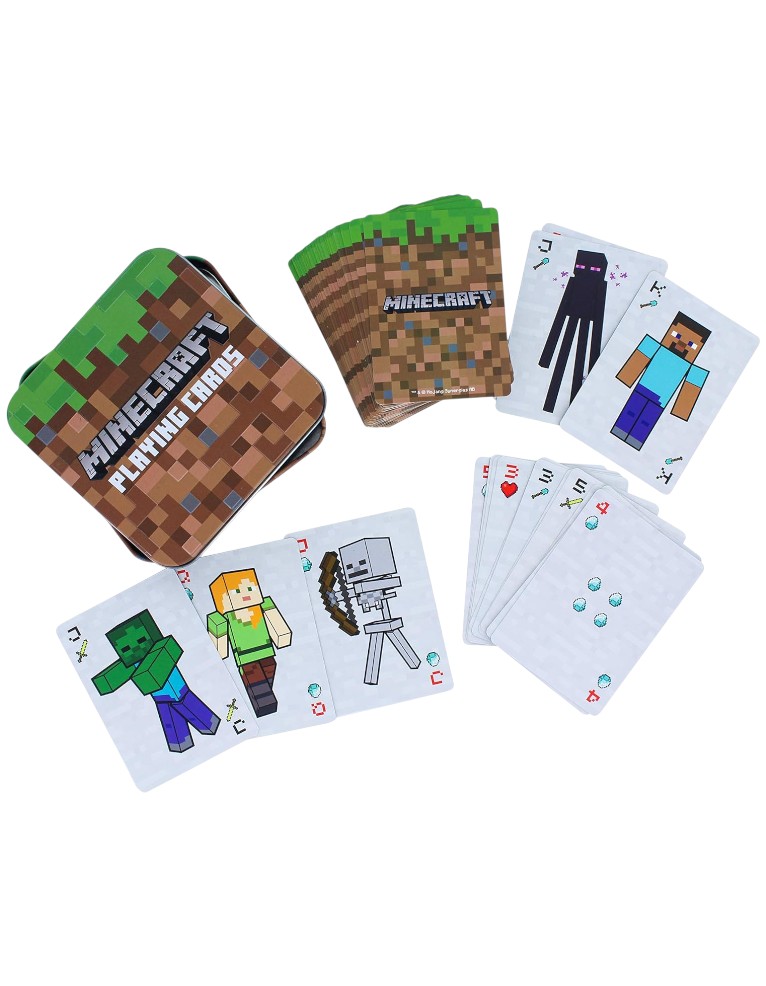 gadżet karty do gry minecraft
