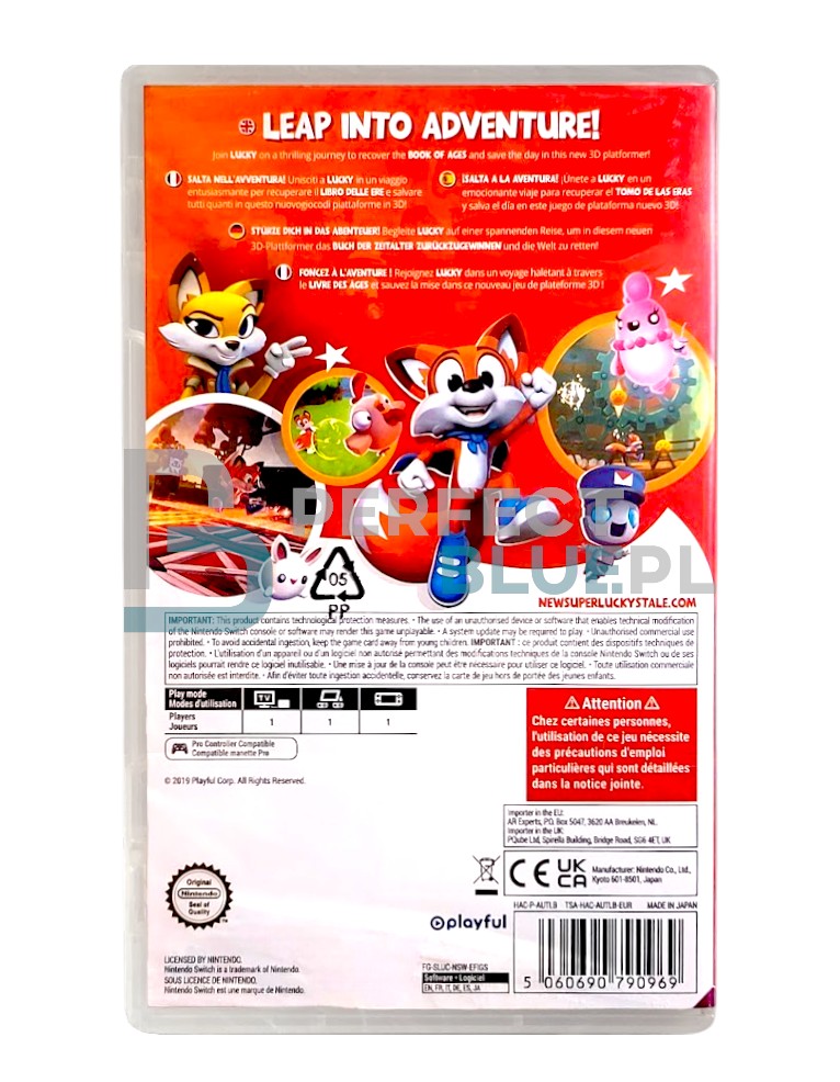gra nintendo switch new super lucky's tale