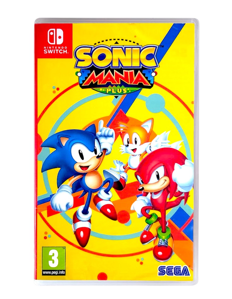 gra nintendo switch sonic mania plus + artbook + podwójna okładka