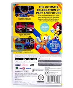 gra nintendo switch sonic mania plus + artbook + podwójna okładka