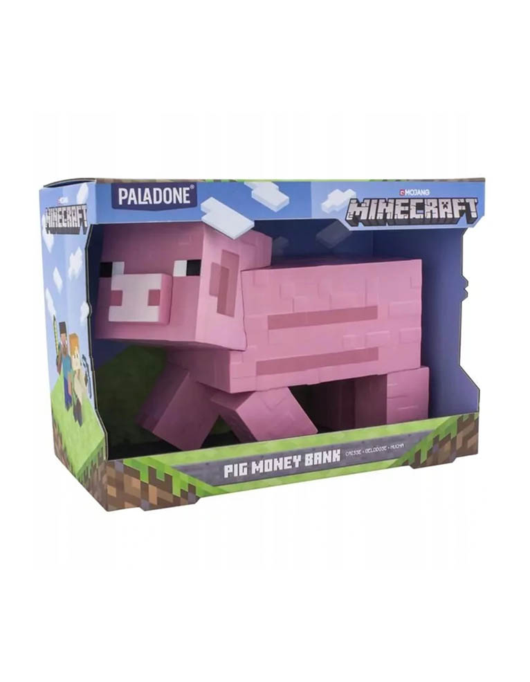 Skarbonka Minecraft Pink Pig Money Bank Paladone