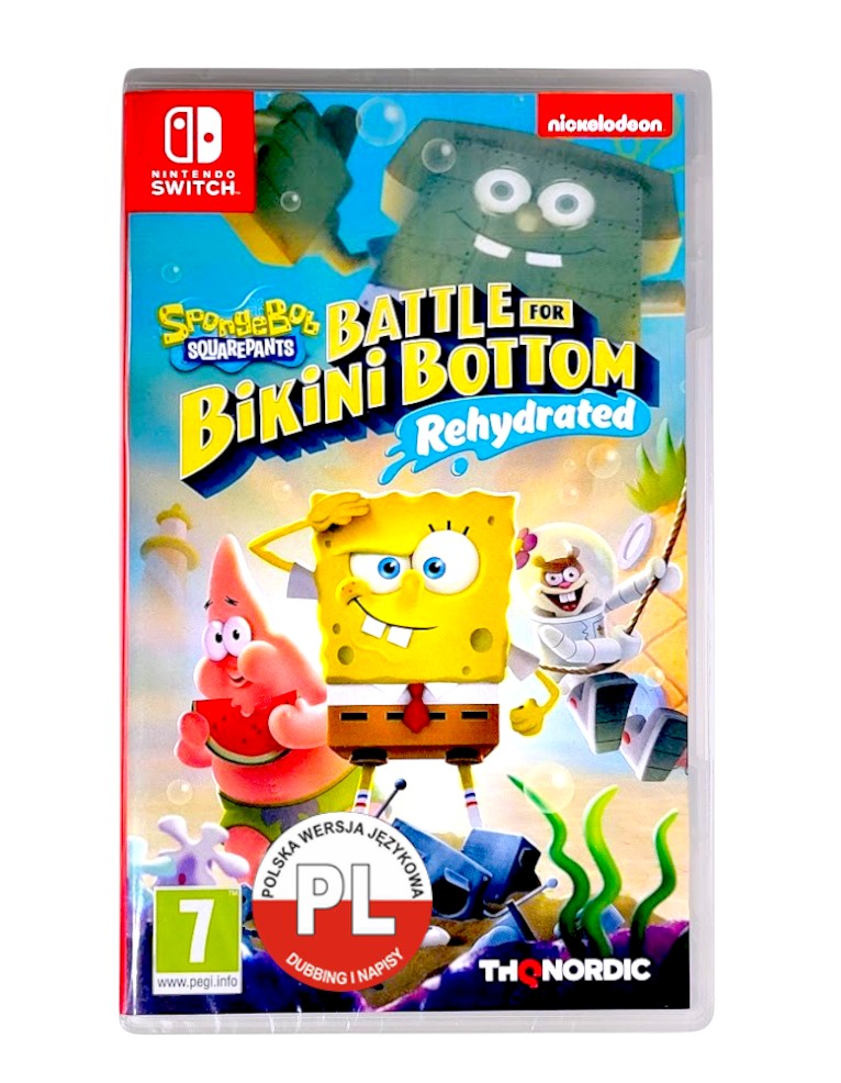 gra nintendo switch spongebob squarepants: battle for bikini bottom rehydrated pl