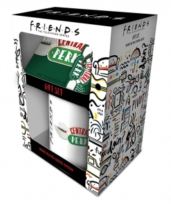 Zestaw Kubek Podkladka Brelok Friends Przyjaciele Gift Set 2
