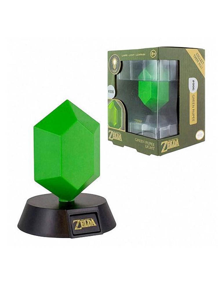 Lampka Zelda Zielona Rupee Green 002 3