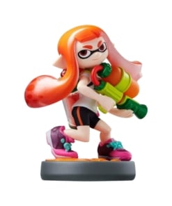 figurka amiibo splatoon inkling girl (pomarańczowa)