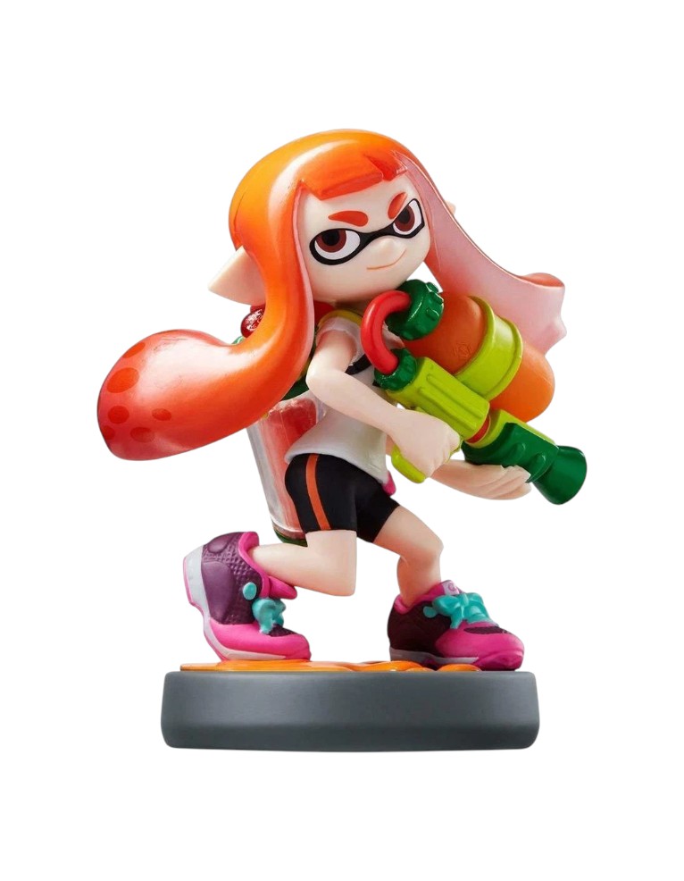 figurka amiibo splatoon inkling girl (pomarańczowa)