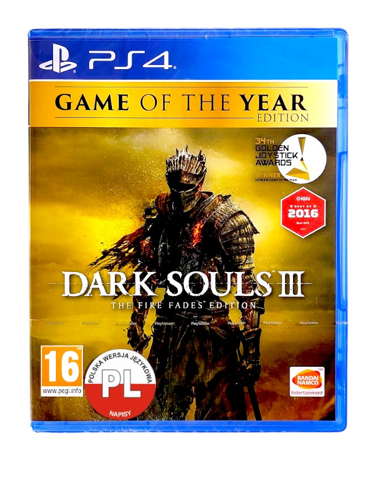 gra ps4 / ps5 / dark souls iii the fire fades edition / goty