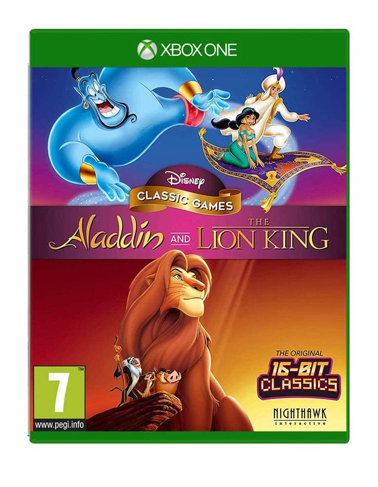 Vejnavn etnisk Hvornår Gra Xbox One Disney Classic Games: Aladdin and The Lion King - Perfect Blue