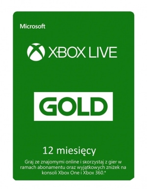Xbox Live Gold 12 Miesiecy