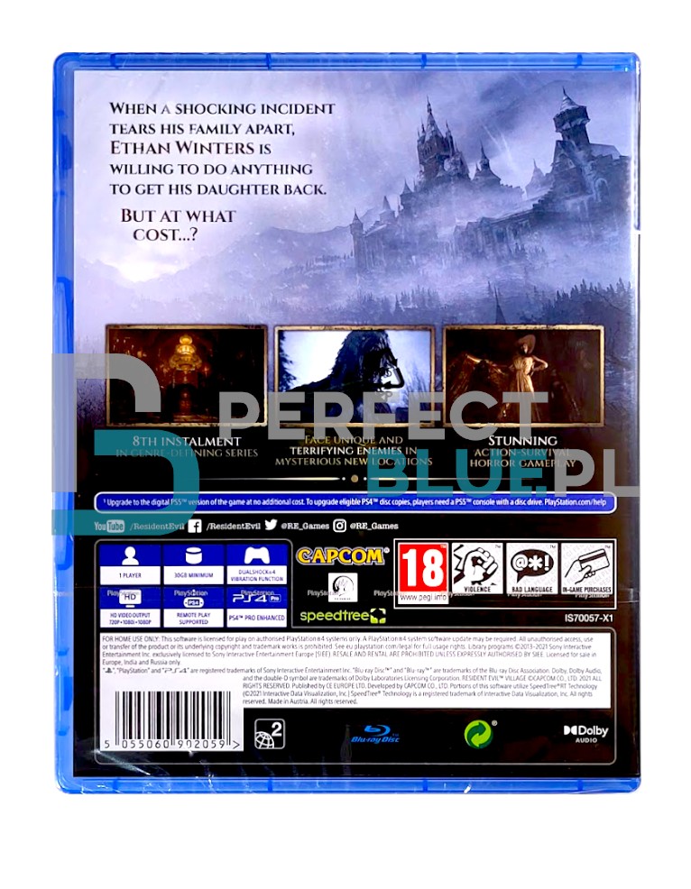 gra ps4 / + ps5 upgrade / resident evil village
