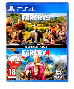 gra ps4 / ps5 / far cry 5 + gra far cry 4 double pack