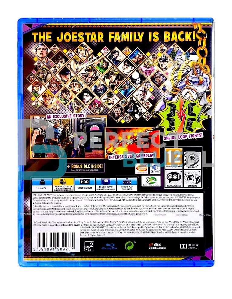 gra ps4 / ps5 / jojo's bizarre adventure: eyes of heaven