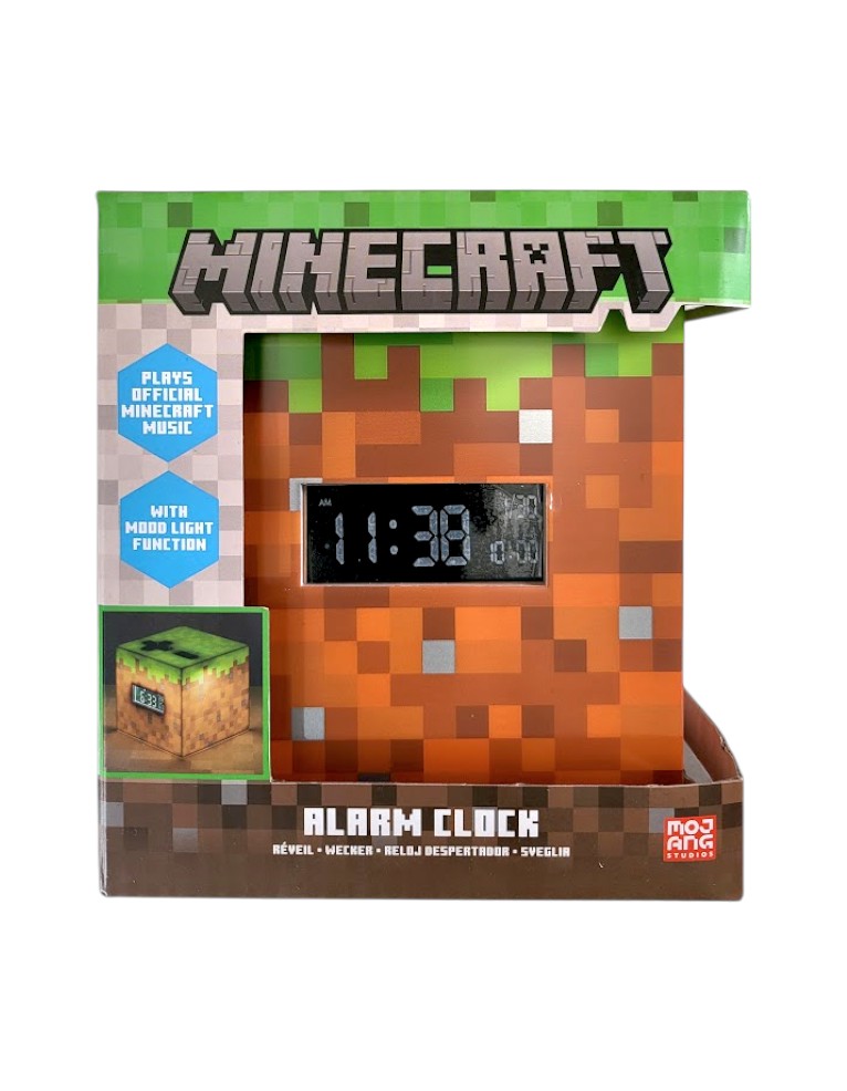 gadżet lampka / budzik / zegar / minecraft