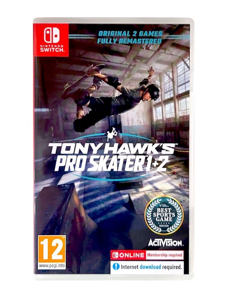 gra nintendo switch tony hawk's pro skater 1 + 2