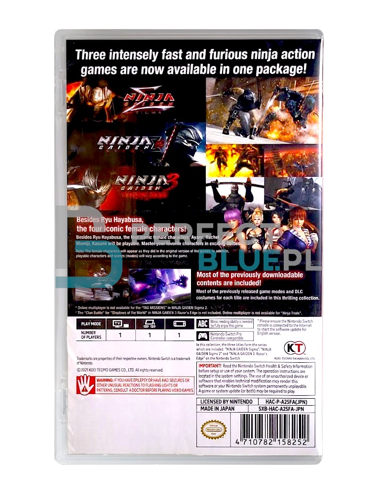 gra nintendo switch ninja gaiden: master collection / import azja