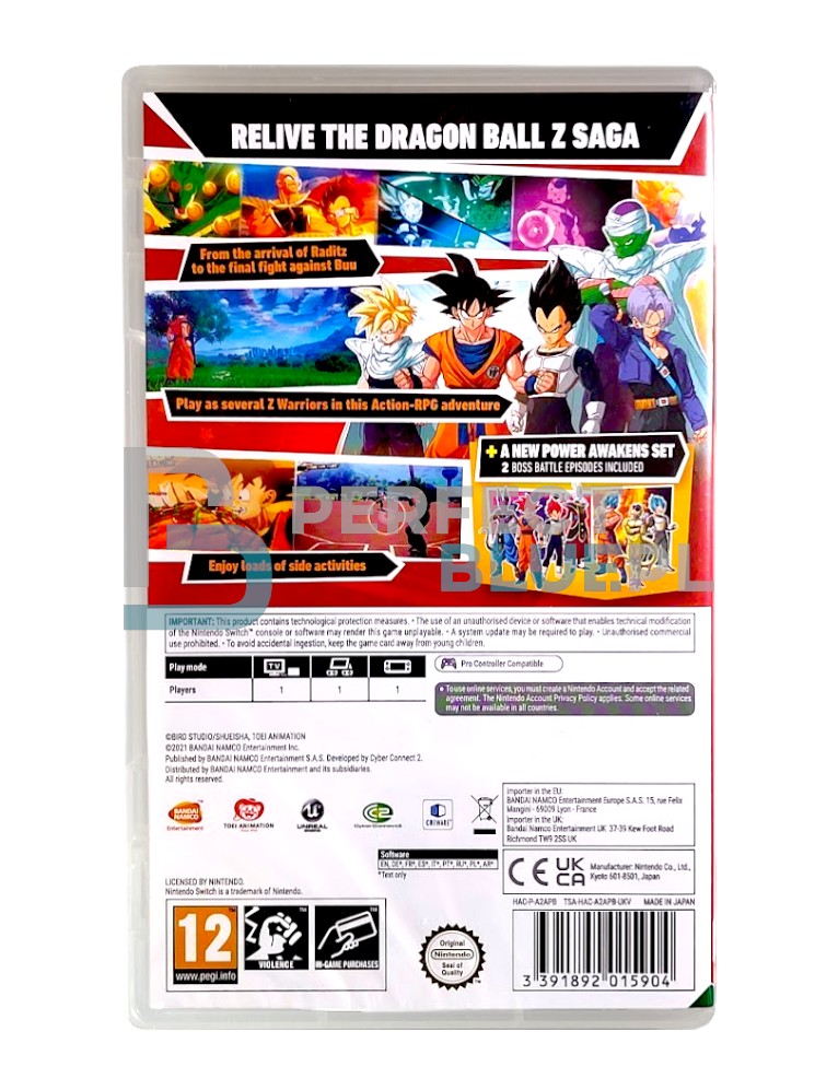 gra nintendo switch dragon ball z kakarot + a new power awakens set pl