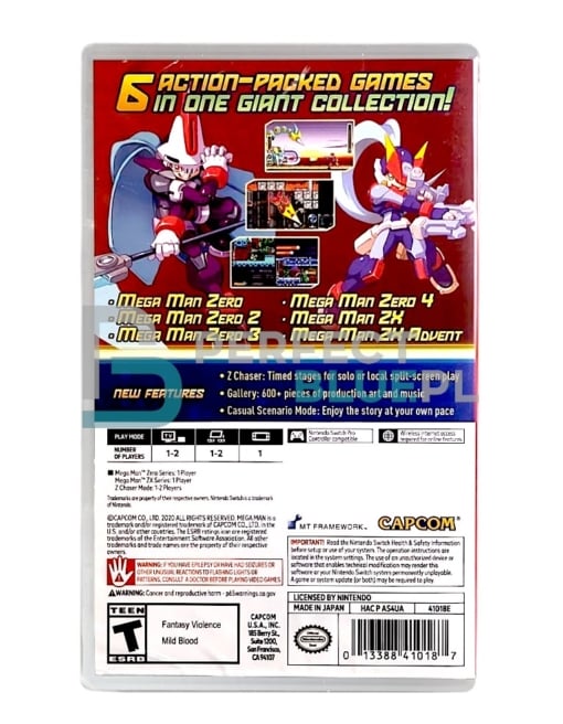 Mega Man Zero/ZX Legacy Collection Nintendo Switch Warszawa