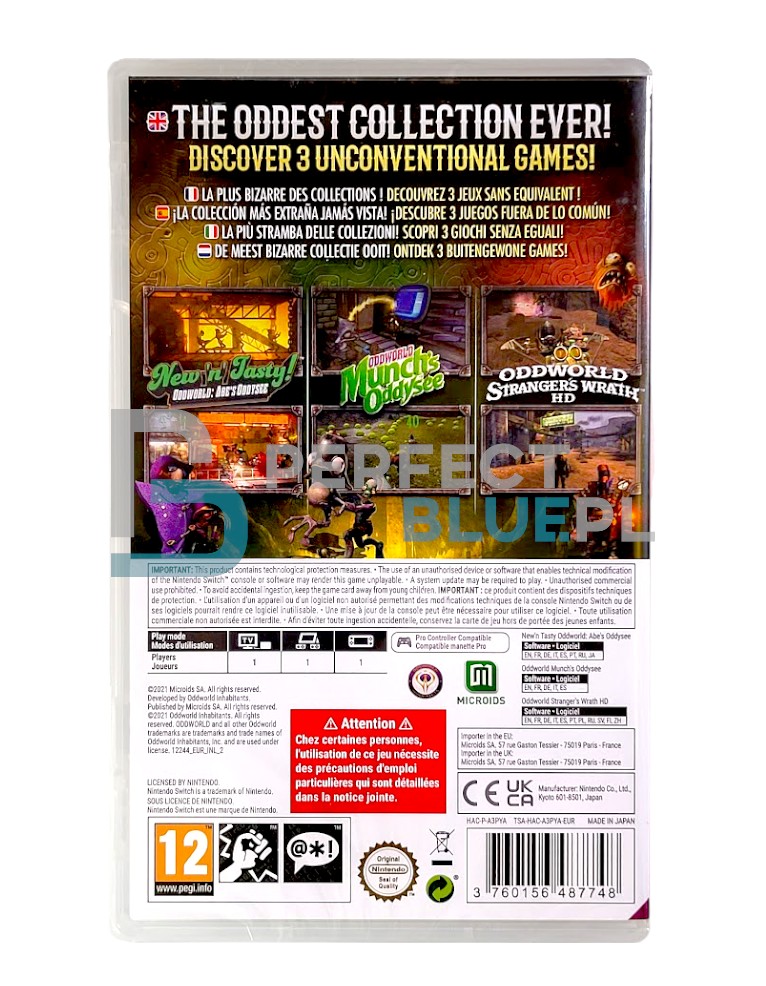 gra nintendo switch oddworld collection