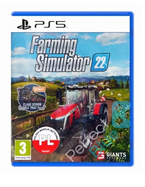 farming simulator 22 gra ps5 przod logo