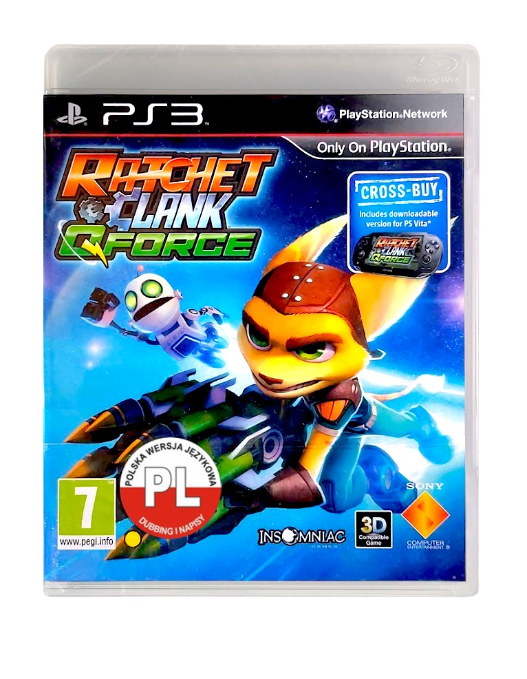 gra ps3 ratchet & clank: qforce / załoga q